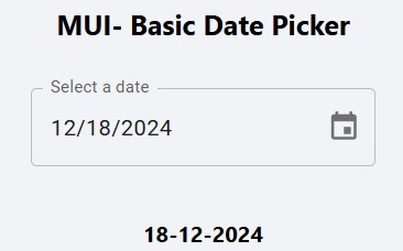 Date picker